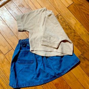 The Simple Folk toddler girls outfit